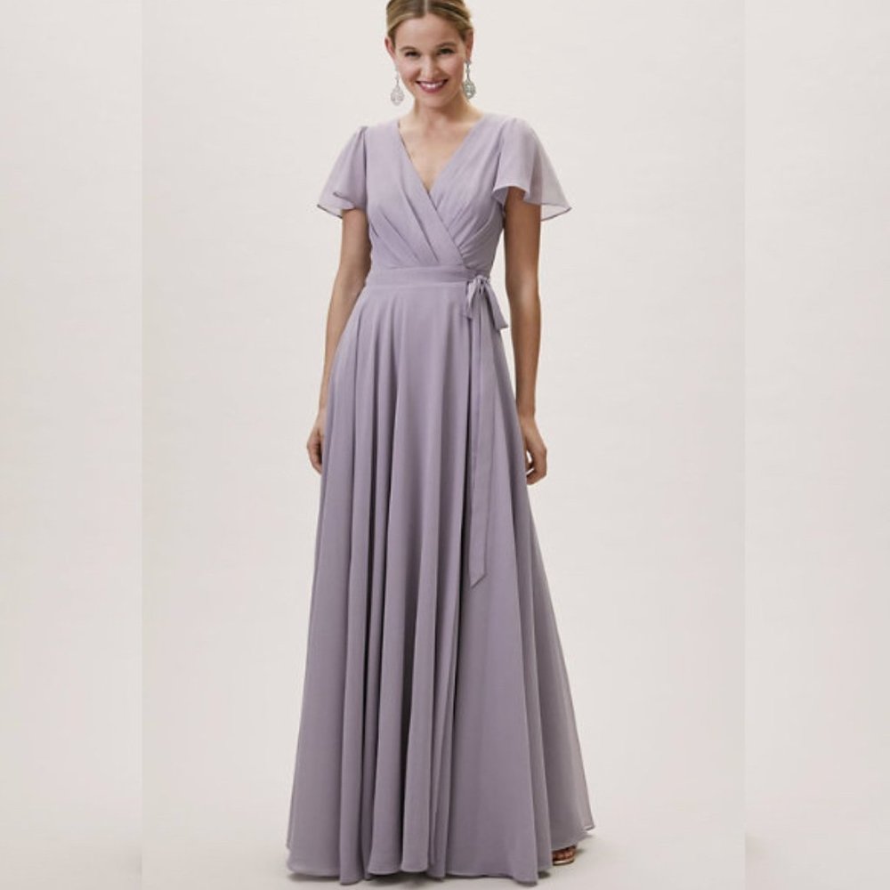 BHLDN Oralee Dress in Lilac XS